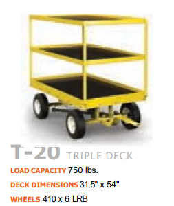 MOTREC T-20 Triple Deck Trailer